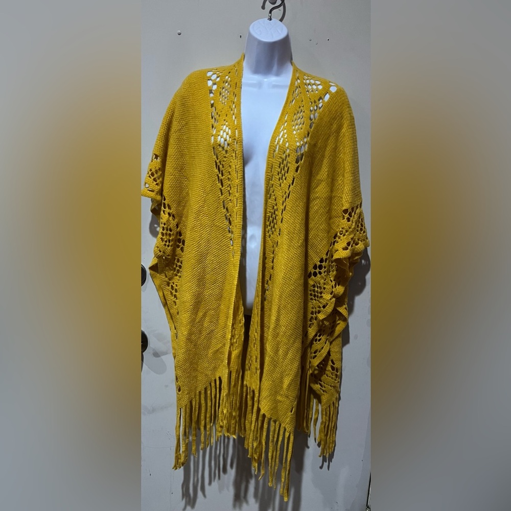 Woven Fashion Poncho Cape